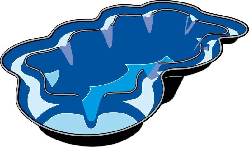 Ubbink Voorgevormde Vijver Neptunus 4 Ubbink Voorgevormde Vijver Neptunus - Afbeelding 2